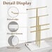 14.5 Sturdy Jewelry Hanger, Gift for Women, Gold Jewlery Tower