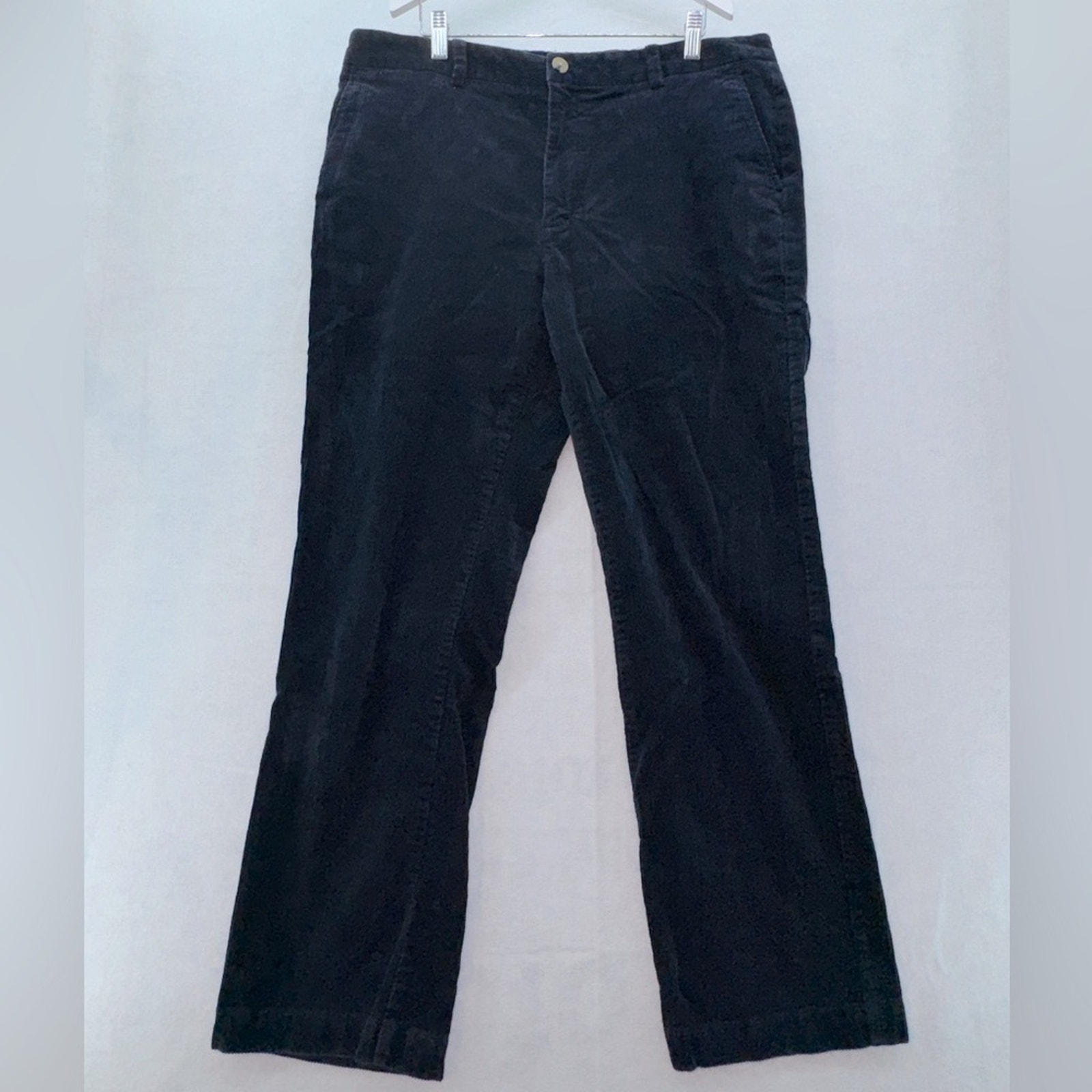Men’s Vineyard Vines Slim Fit Breaker Pants Black Corduroy size 36x30