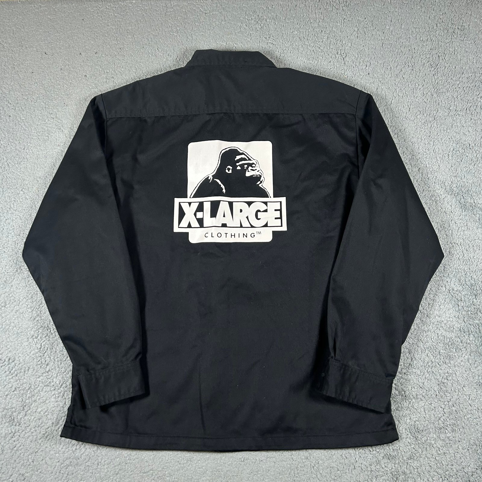Black X-Large Clothing Los Angeles L/S O.G Work shirt Size Large