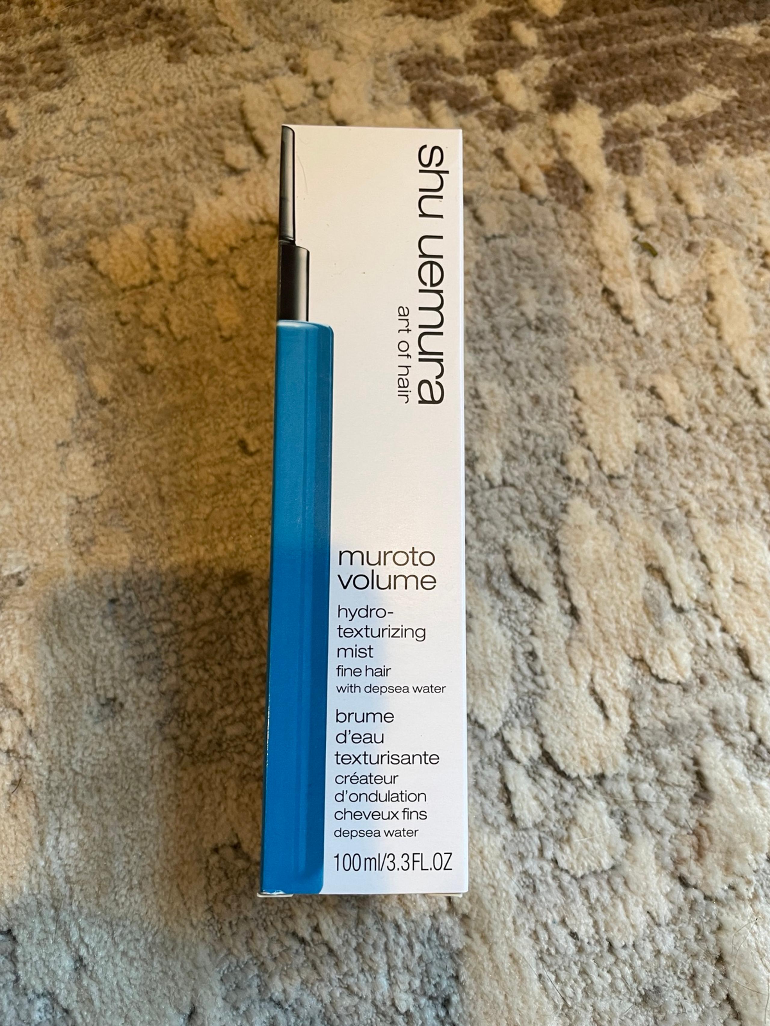 New shu uemura Muorto Volume Hydro texturizing Hair Mist