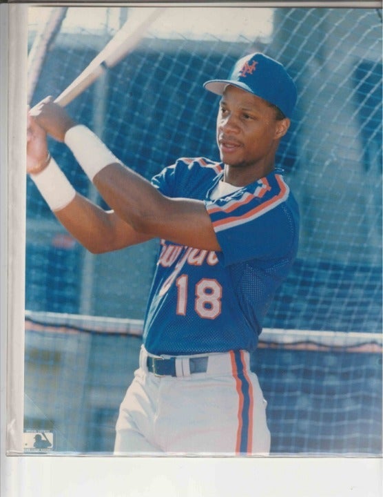 MLB Darryl Strawberry, 8x 10, Color