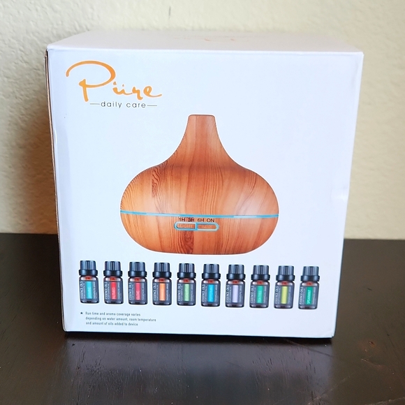 Pure Ultimate Aromatherapy Diffuser with 10 Essential Oils Set