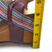 OTBT Bushnell Sandals Womens Size 9 Rainbow Leather Wedge Ankle Strap Slip On