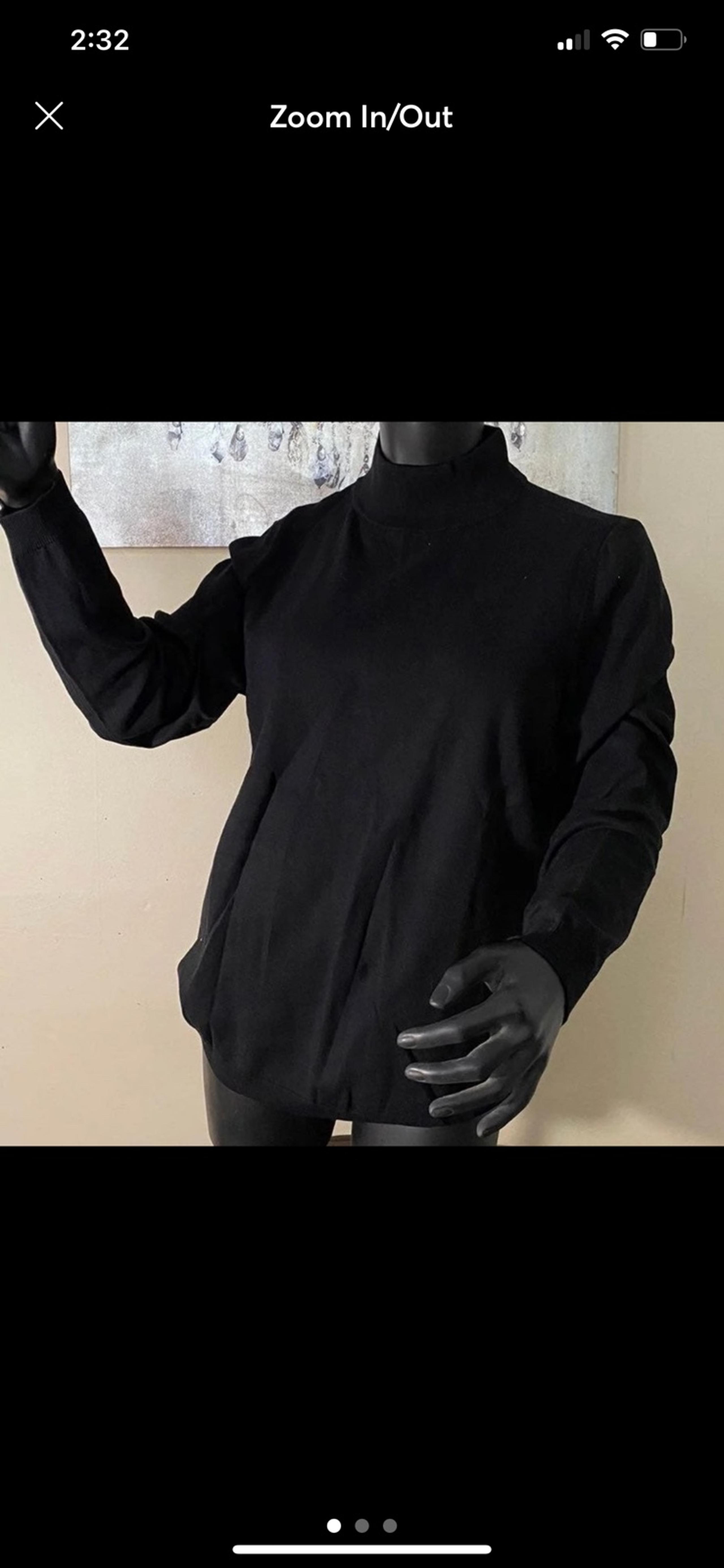 Black mock turtleneck