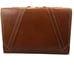 Vintage 1950s Westminster ? Luggage Suitcase Genuine Leather Hard Sided Prop