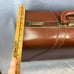 Vintage 1950s Westminster ? Luggage Suitcase Genuine Leather Hard Sided Prop