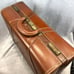 Vintage 1950s Westminster ? Luggage Suitcase Genuine Leather Hard Sided Prop