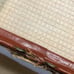 Vintage 1950s Westminster ? Luggage Suitcase Genuine Leather Hard Sided Prop