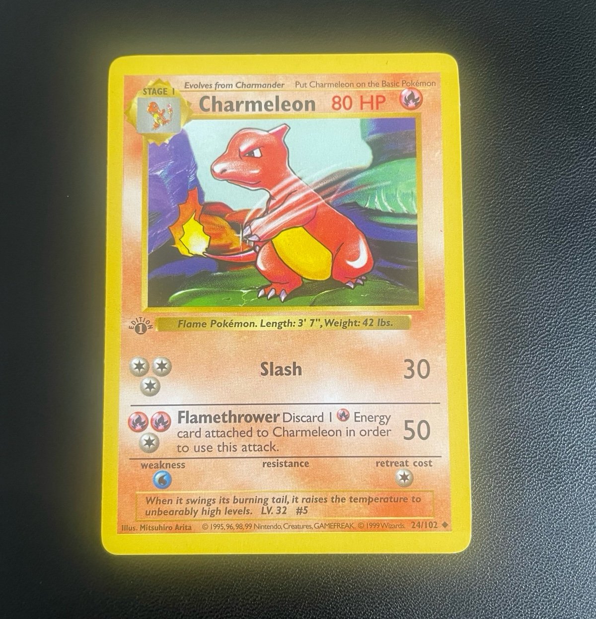 Charmeleon 1st edition shadowless