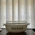 Vintage green meadows Fire King casserole dish