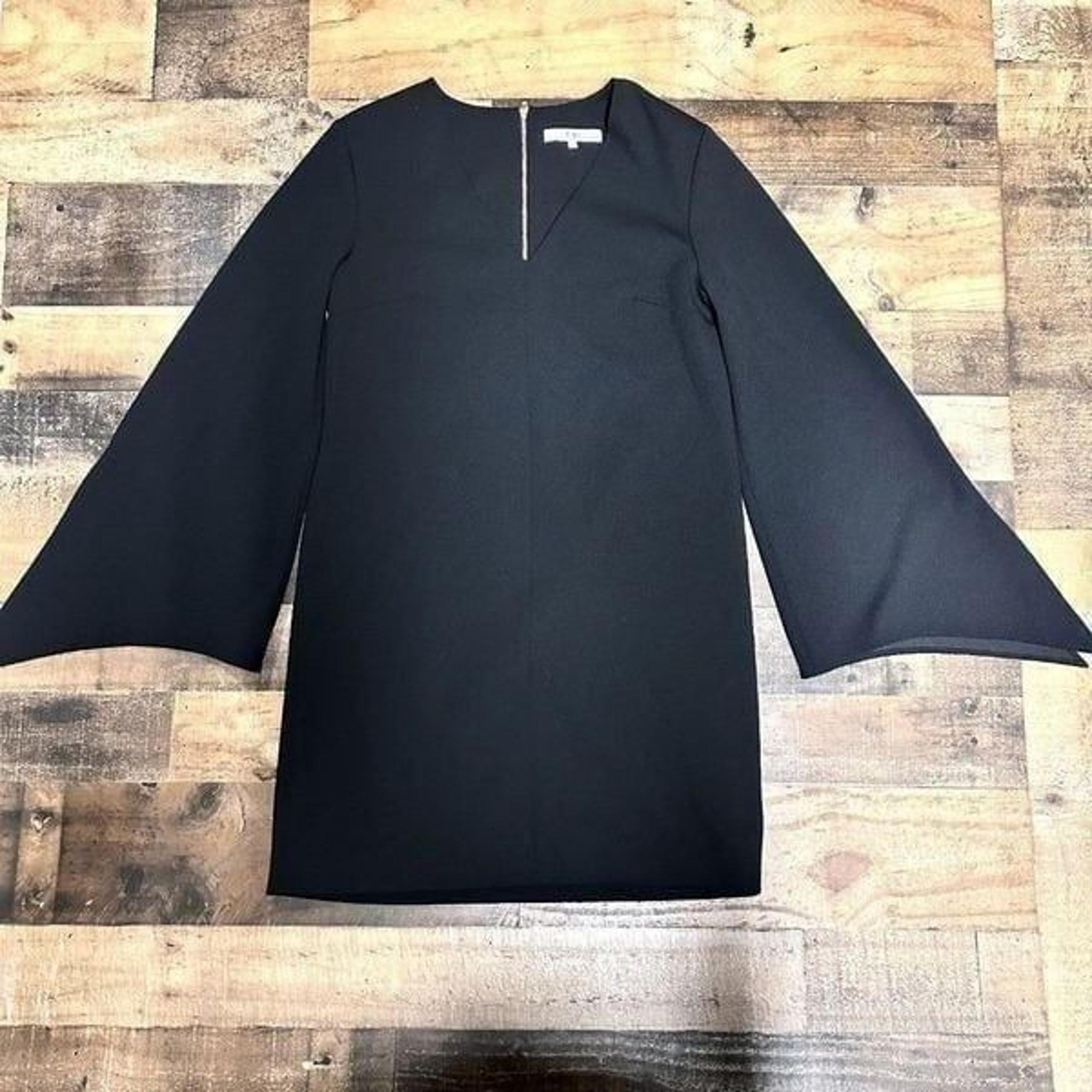 Tibi Nordstrom Women’s Polyester Black Dress Size 4 tie sleeves