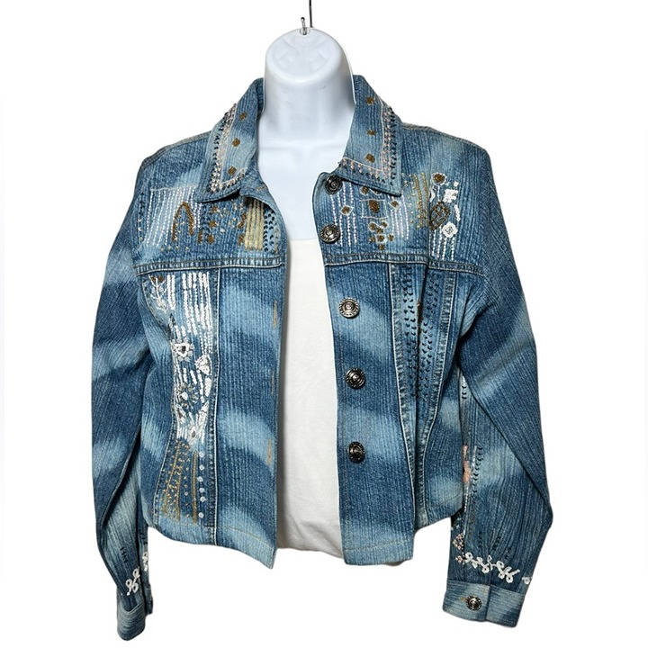 Sandy Starkman denim jacket size L