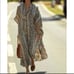 Snake Long Kaftan Cover Up