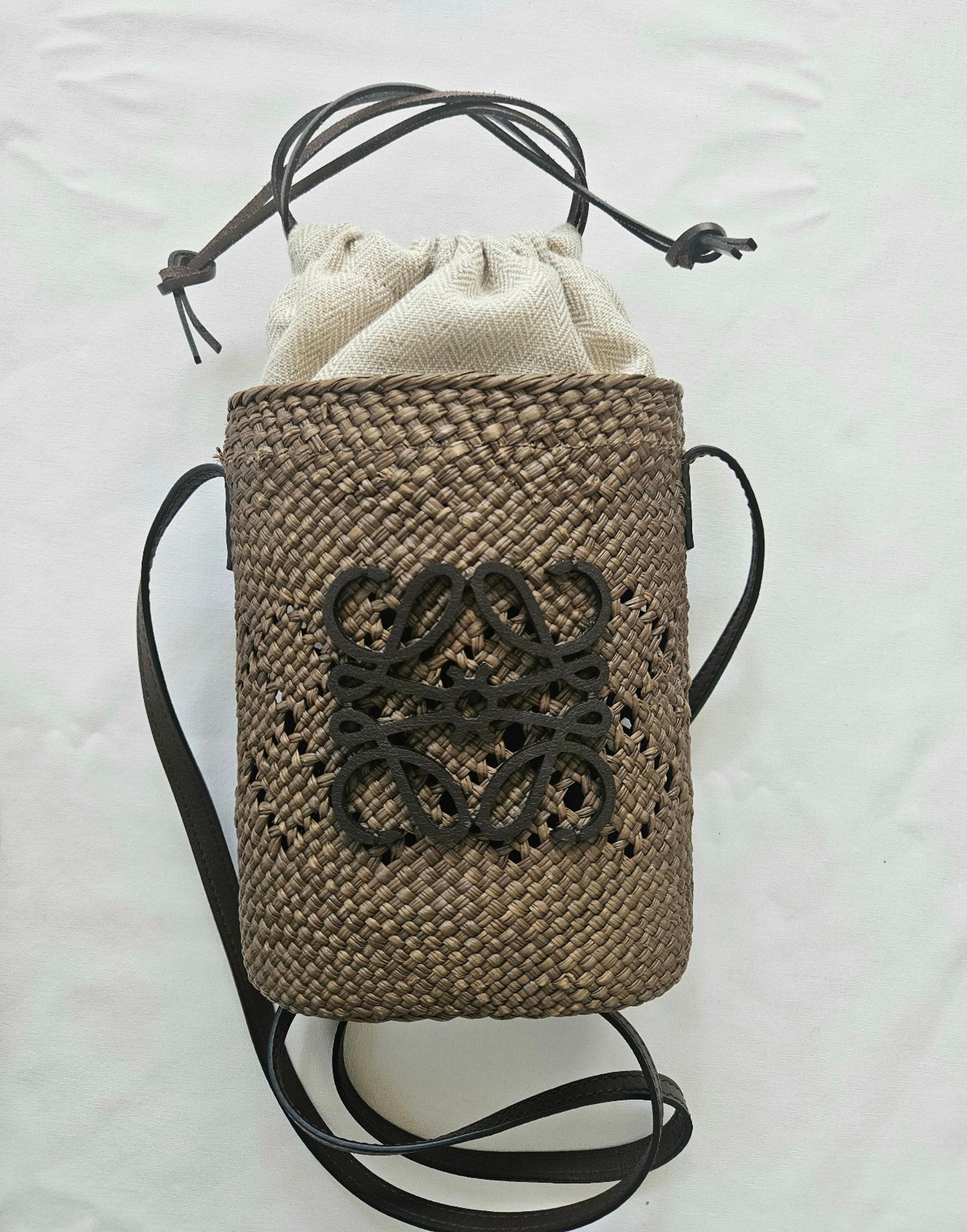 LOEWE Anagram Ajoure Shoulder Bag