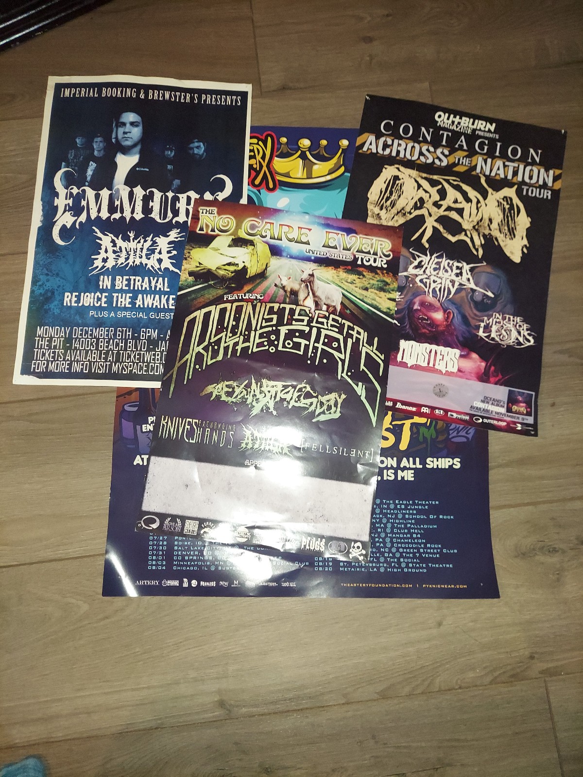 Attila band promo posters