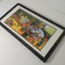 Rare Vintage Bed Bath Beyond Will Rafuse Art Print Framed In Glass 12x24