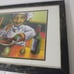 Rare Vintage Bed Bath Beyond Will Rafuse Art Print Framed In Glass 12x24