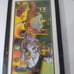 Rare Vintage Bed Bath Beyond Will Rafuse Art Print Framed In Glass 12x24