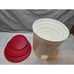 Set of 4 Tupperware Large Storage Containers Nesting 2416B 2418B 2420D 2422B Red