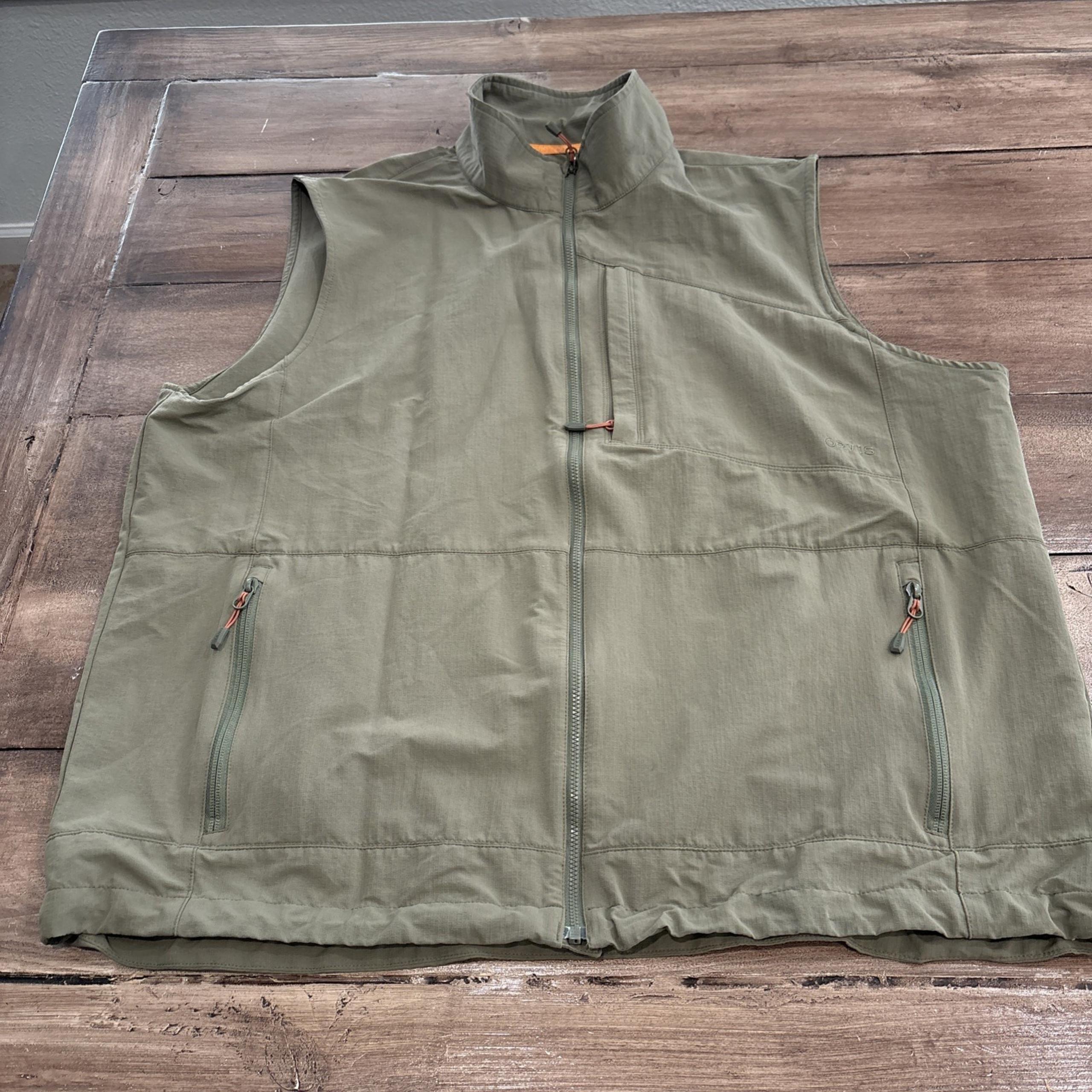 Orvis Jackson Quick-Dry Vest Outdoor Fishing Hunting Nylon Blend Mens Size XL