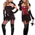 NIP Sexy Adult Halloween Quick Change Combo Witch / Vampire Cosplay Costume