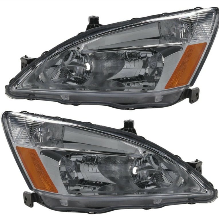 2003 - 2007 Honda Accord Certified Original Left+Right Set Headlights Like New