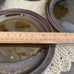 Vintage Brown Glazed Stoneware Plates Set Of 6 Handmade Plates