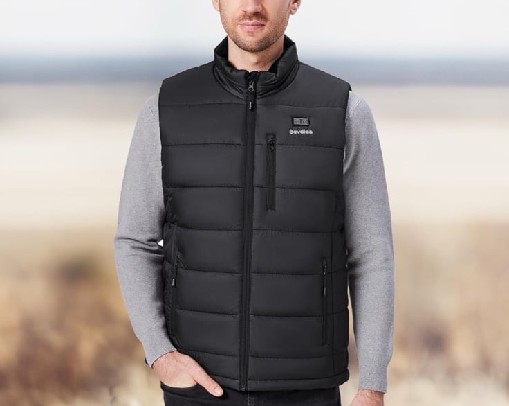 Sevdiea Heated Apparel Women Mens Large Vest Rechargeable Battery New