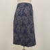 Marianne Kooimans Silk/Wool Embroidered Floral Pencil Skirt, Navy, 1, US Small