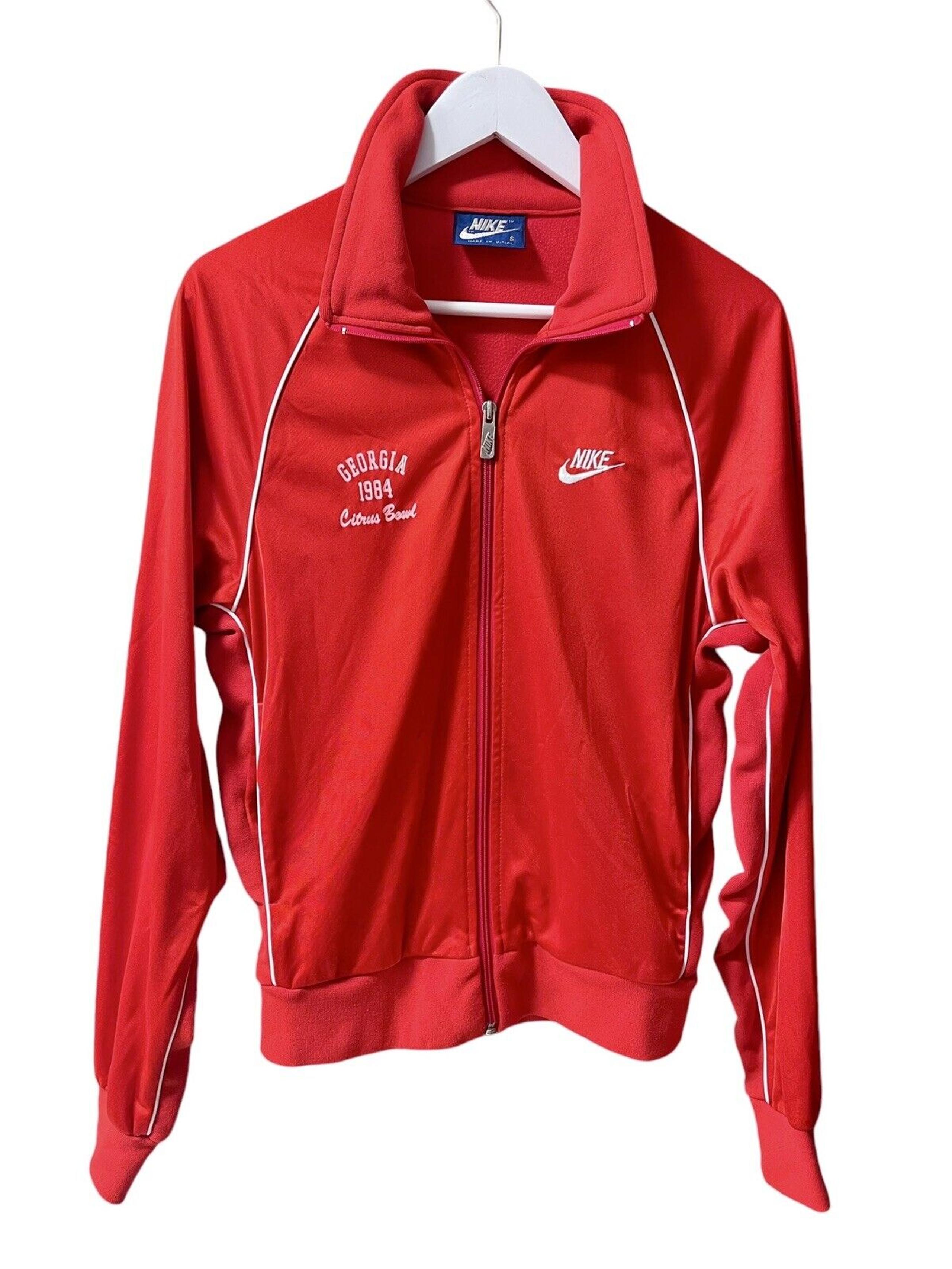 UGA Georgia Bulldogs Football VTG 1984 Nike Citrus Bowl Satin Jacket Men's S