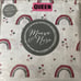 Maeve & Rose Microfiber Rainbows and Hearts Queen Size Sheet Set