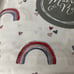 Maeve & Rose Microfiber Rainbows and Hearts Queen Size Sheet Set