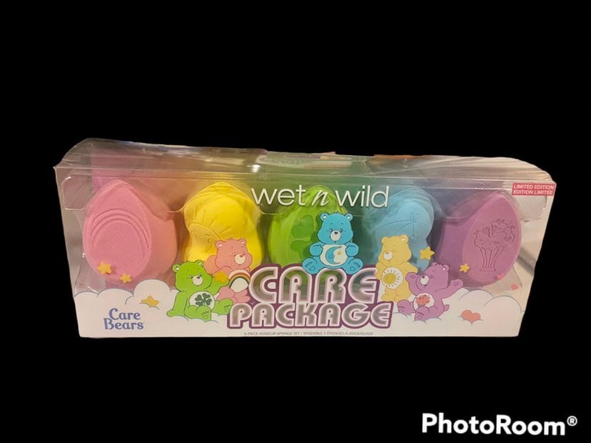Wet N Wild Care Bears Collection 5 Piece Makeup Sponge Set - NEW!