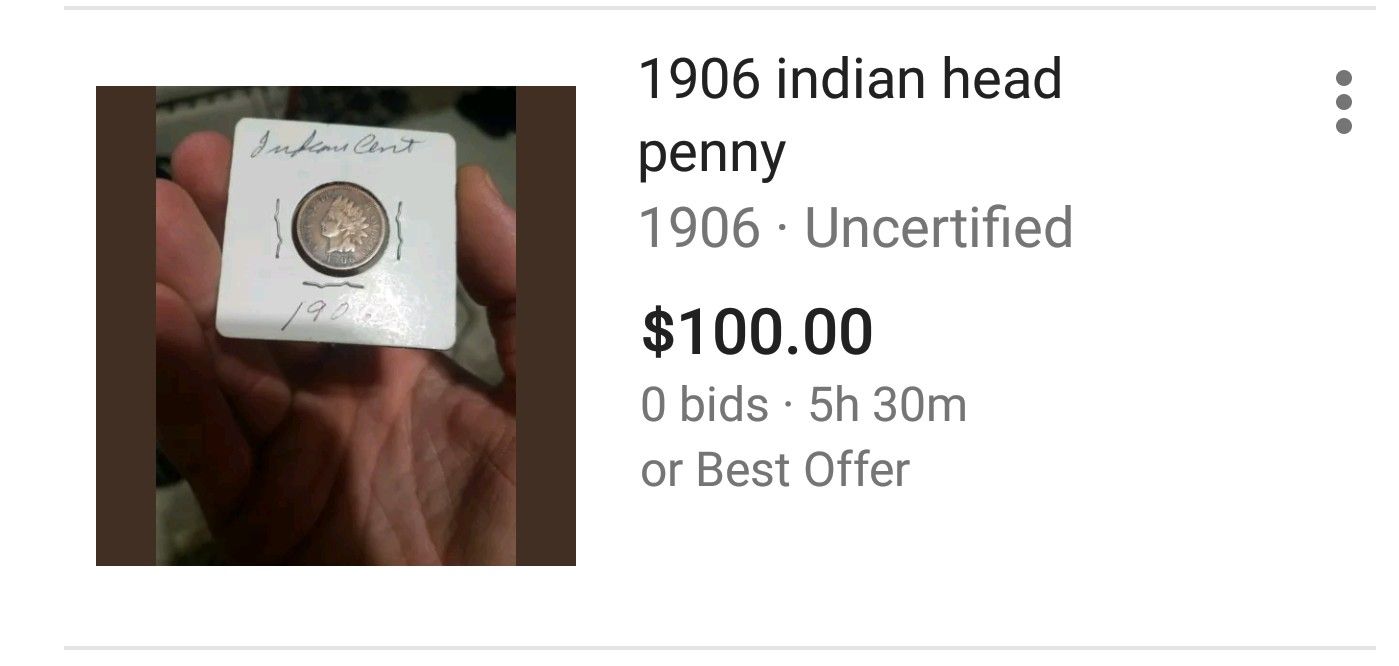 1906 Indian head penny, great condition
