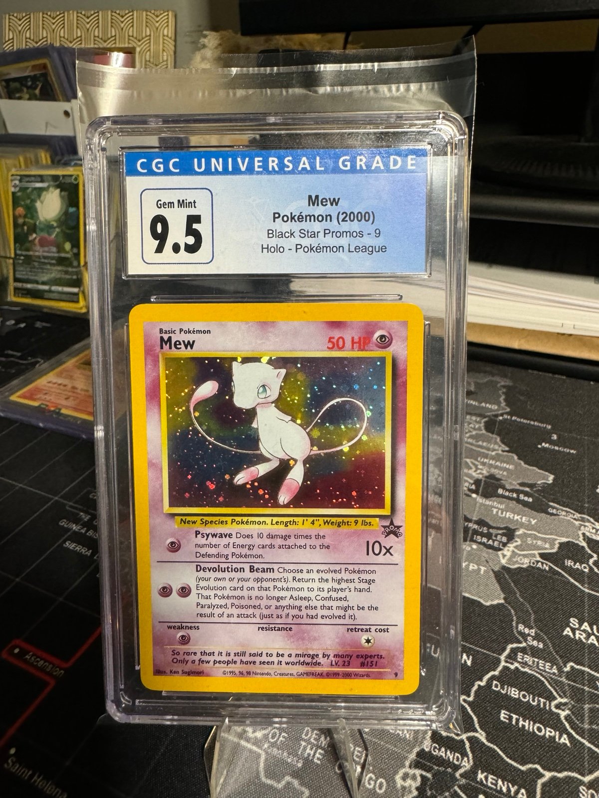 CGC 10 Mew Black Star Promo Holo #9 2000
