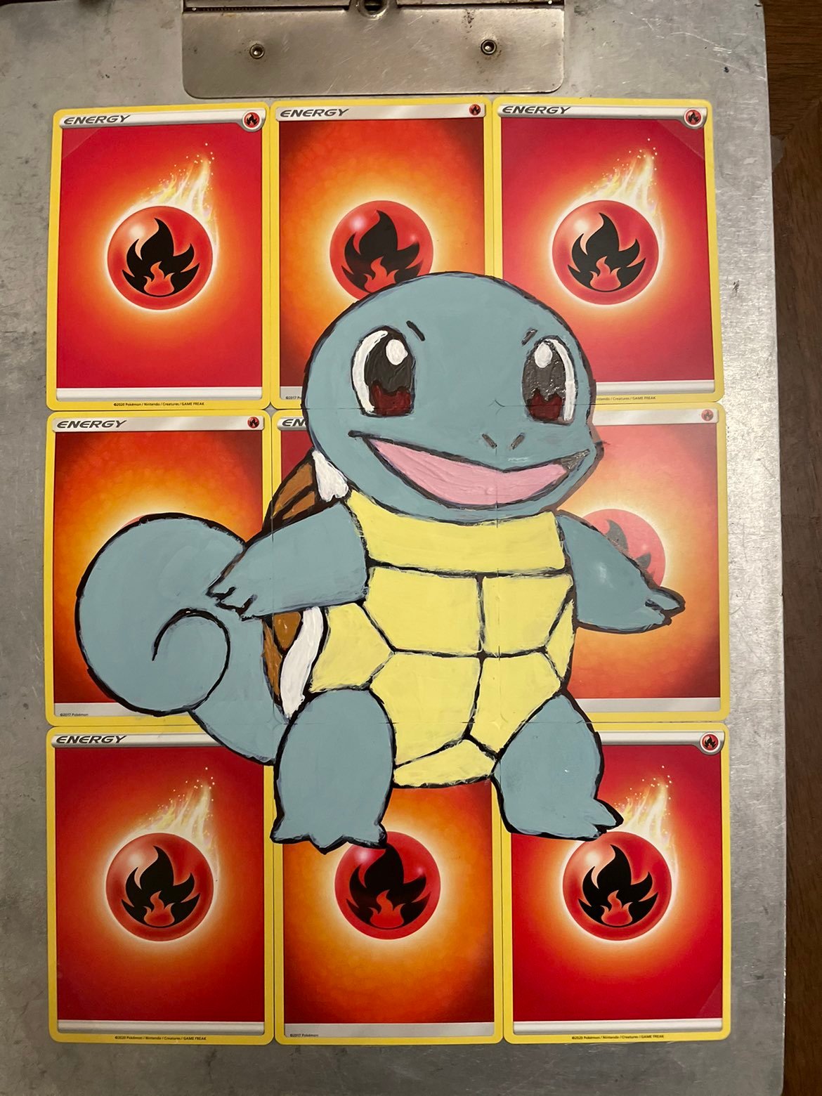 Pokemon Squirtle Custom Painting