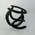 Horseshoe Wine Rack Wine Bottle Holder Black