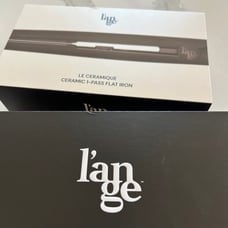 L’ange le ceramique Ceramic 1-pass flat iron black
