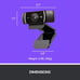 Logitech C922x Pro Stream Webcam – Full