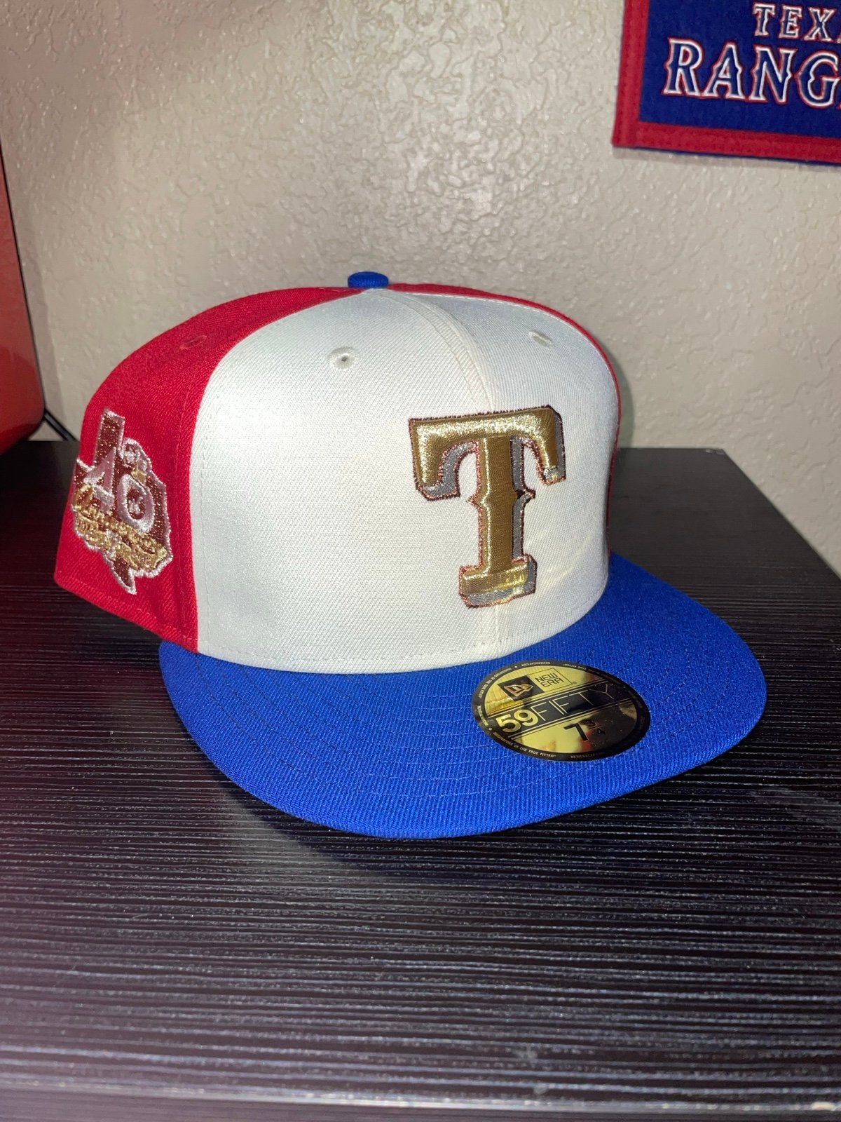 Texas Rangers Pin Wheel Cap
