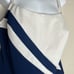 Vintage 1960s Robby Len Fashions Blue White One piece Swimsuit Women’s Size 44