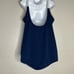 Vintage 1960s Robby Len Fashions Blue White One piece Swimsuit Women’s Size 44
