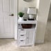 NEW Bathroom Storage Cabinet with Drawers, White