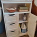 NEW Bathroom Storage Cabinet with Drawers, White