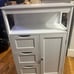 NEW Bathroom Storage Cabinet with Drawers, White