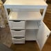 NEW Bathroom Storage Cabinet with Drawers, White