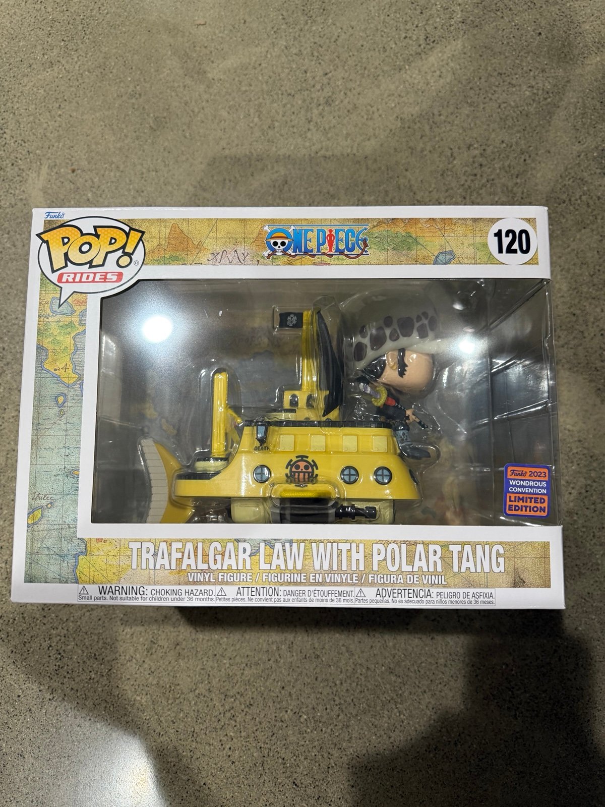 Funko Pop! Trafalgar Law with Polar Tang #120 (WonderCon 2023 Shared Sticker)
