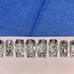 Bling crystals short square nails set