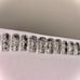 Bling crystals short square nails set