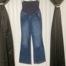 Old Navy Maternity Denim blue jeans. Panel provides gentle back support as your